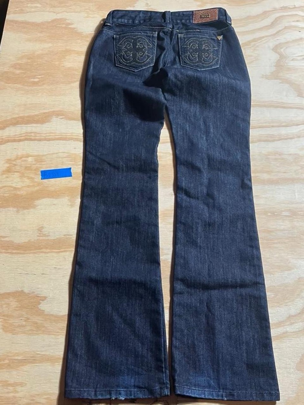 Guess Dark Wash Y2K Lowrise Bootcut Jeans